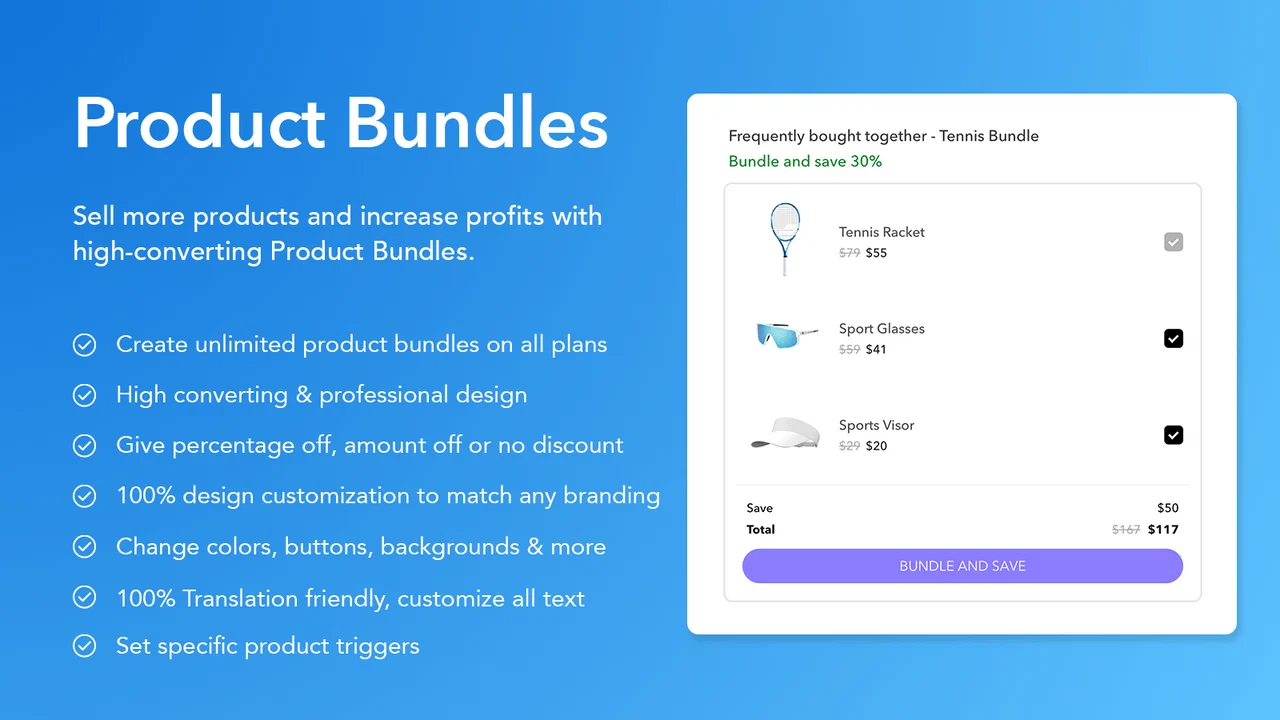 LaunchLab product bundle offer shown on a Shopify storefront